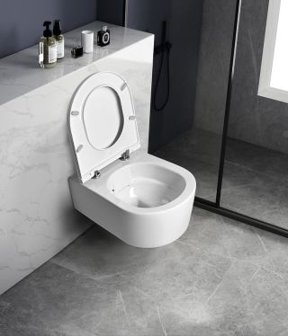 💎 Přineste do své koupelny moderní eleganci se závěsným WC SISTEMA A! Díky inovativní technologii Rimless (WC bez okraje)...